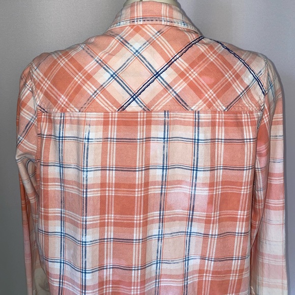 *CUSTOM DYED EMBROIDERED BUTTON DOWN - Picture 7 of 9